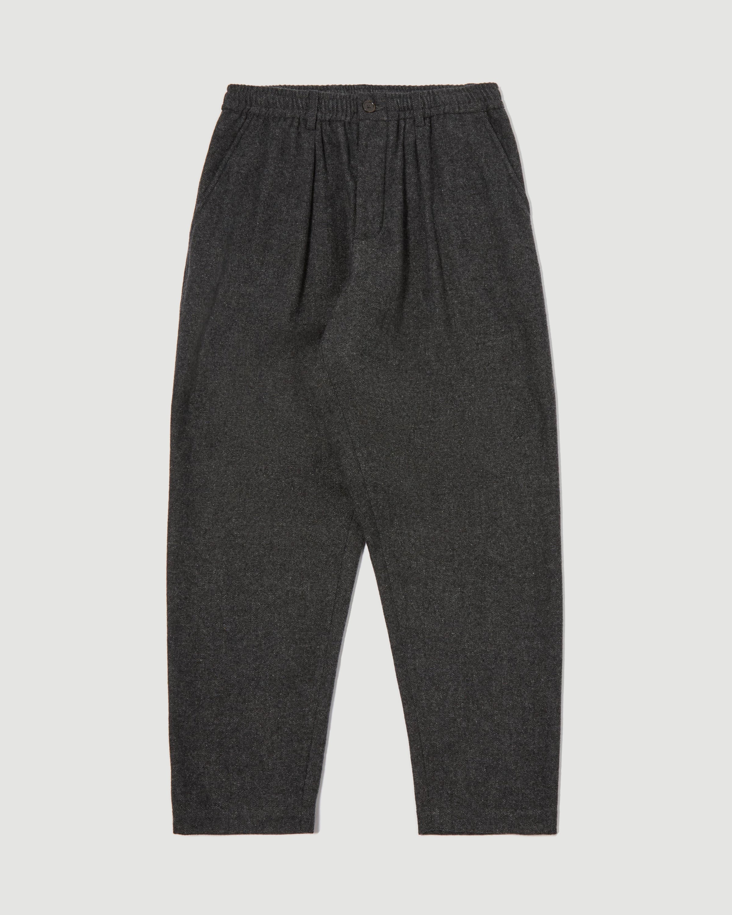 Universal Works Pleated Trackpant Grey Anders Wool Pants Men