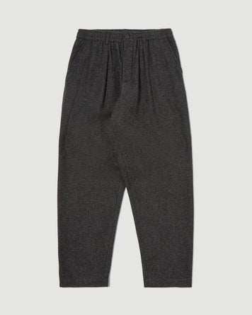 Universal Works Pleated Trackpant Grey Anders Wool Pants Men