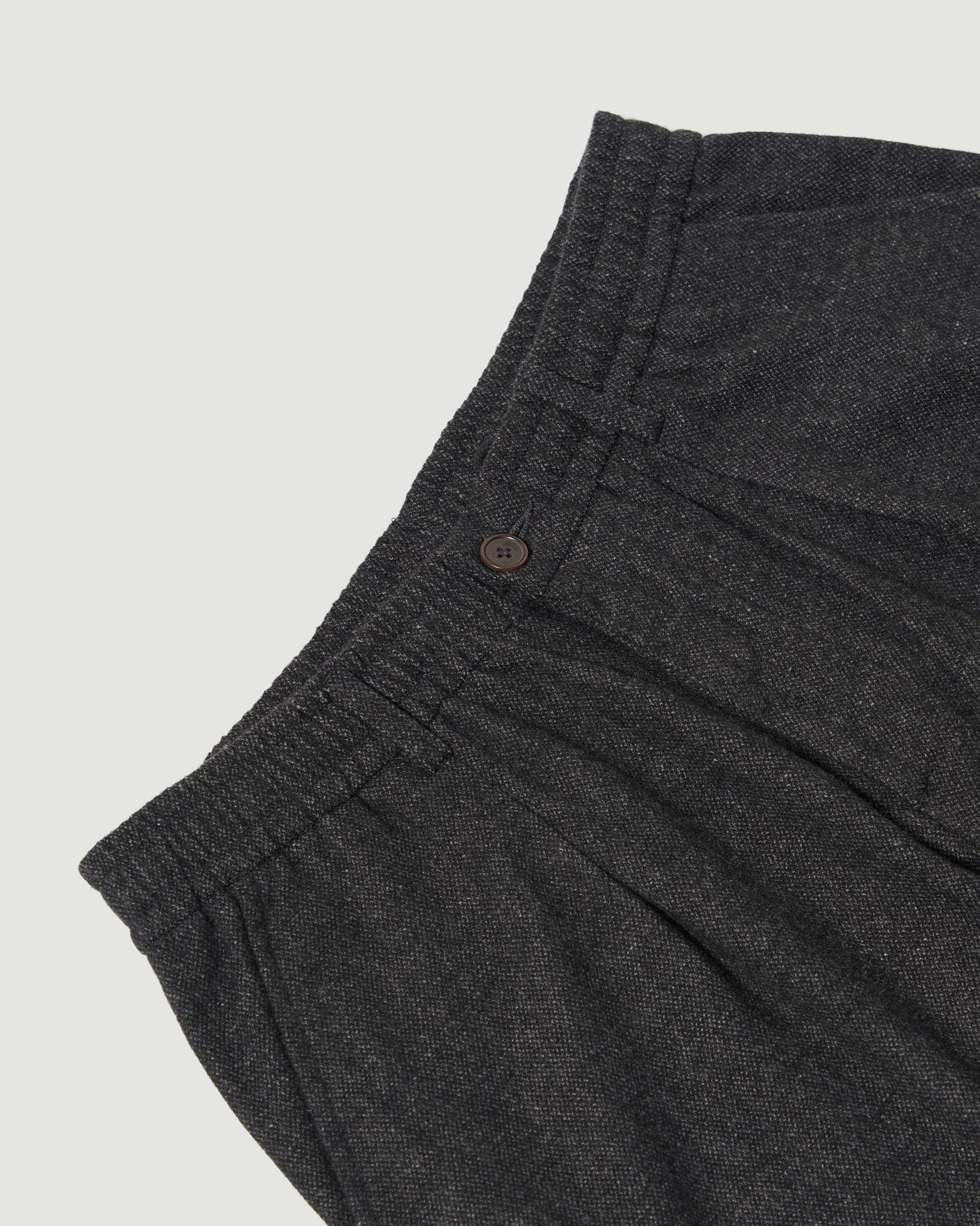 Universal Works Pleated Trackpant Grey Anders Wool Pants Men