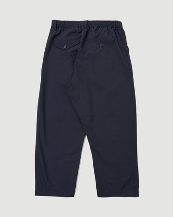 Universal Works Pleated Track Pant Navy Twill Pants Men