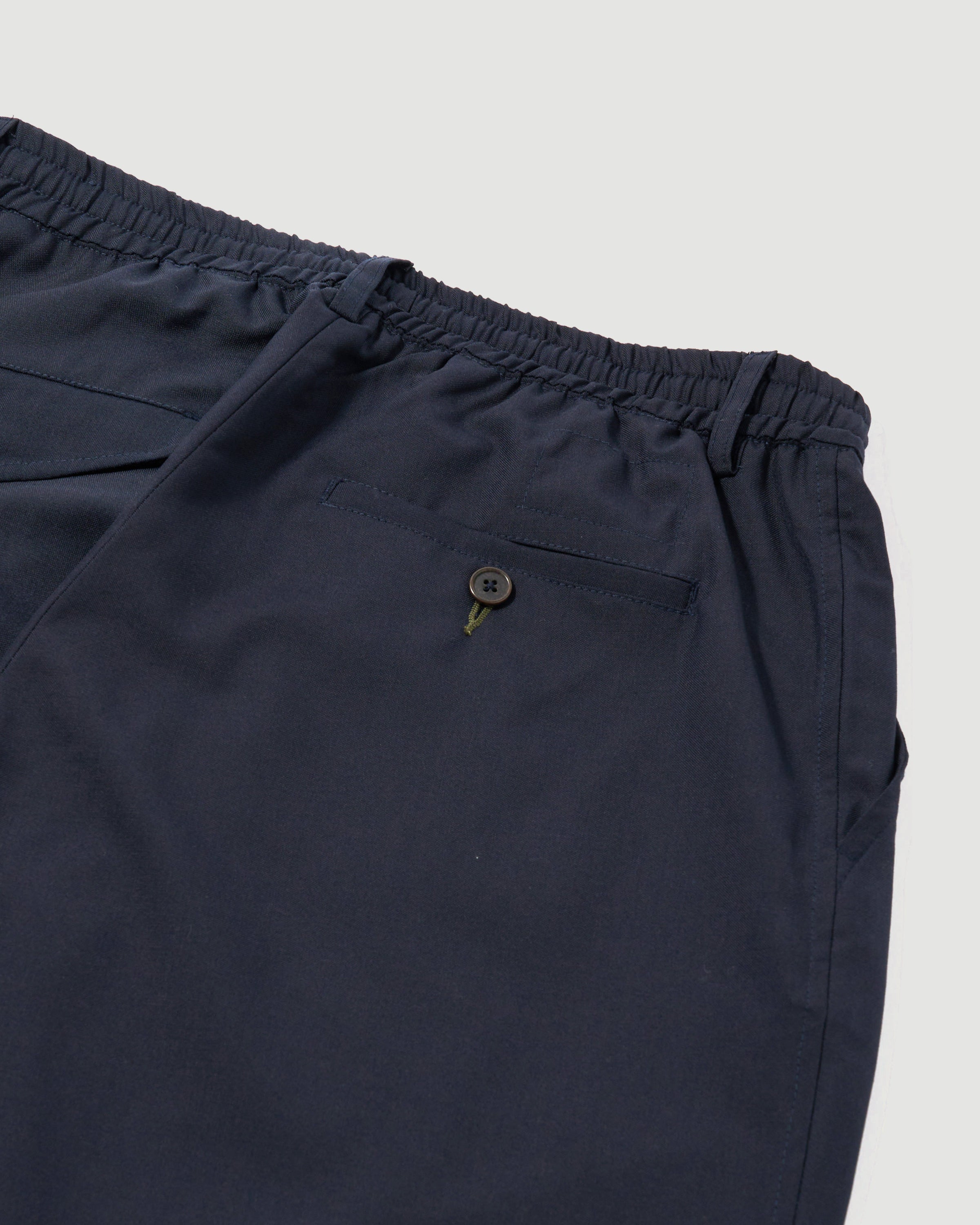 Universal Works Pleated Track Pant Navy Twill Pants Men