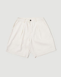 Universal Works Pleated Track Short Ecru Shorts Men