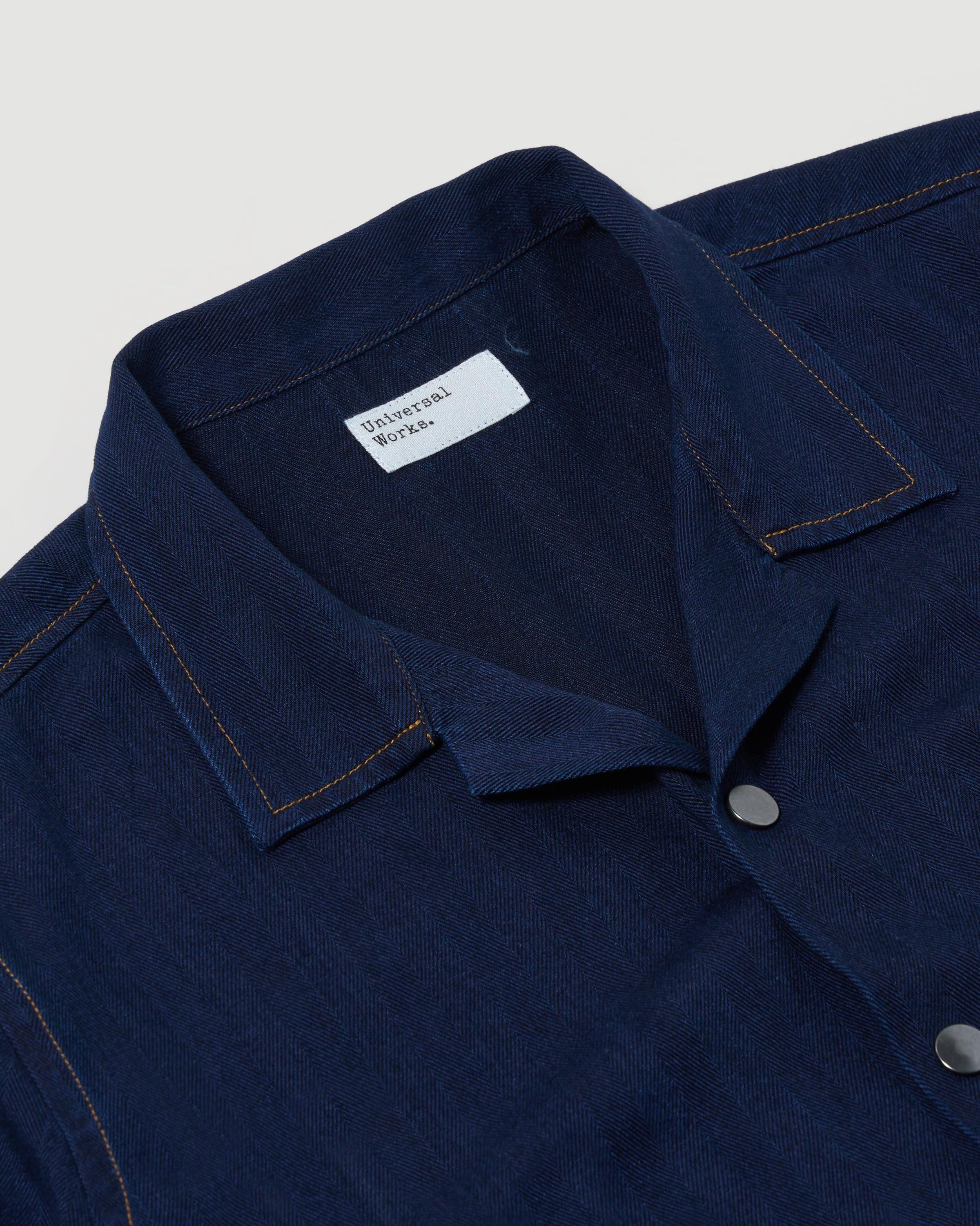Universal Works Road Shirt Indigo Shirt L/S Men