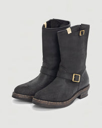 Visvim T.W.O. Boots Folk Black Shoes Leather Men