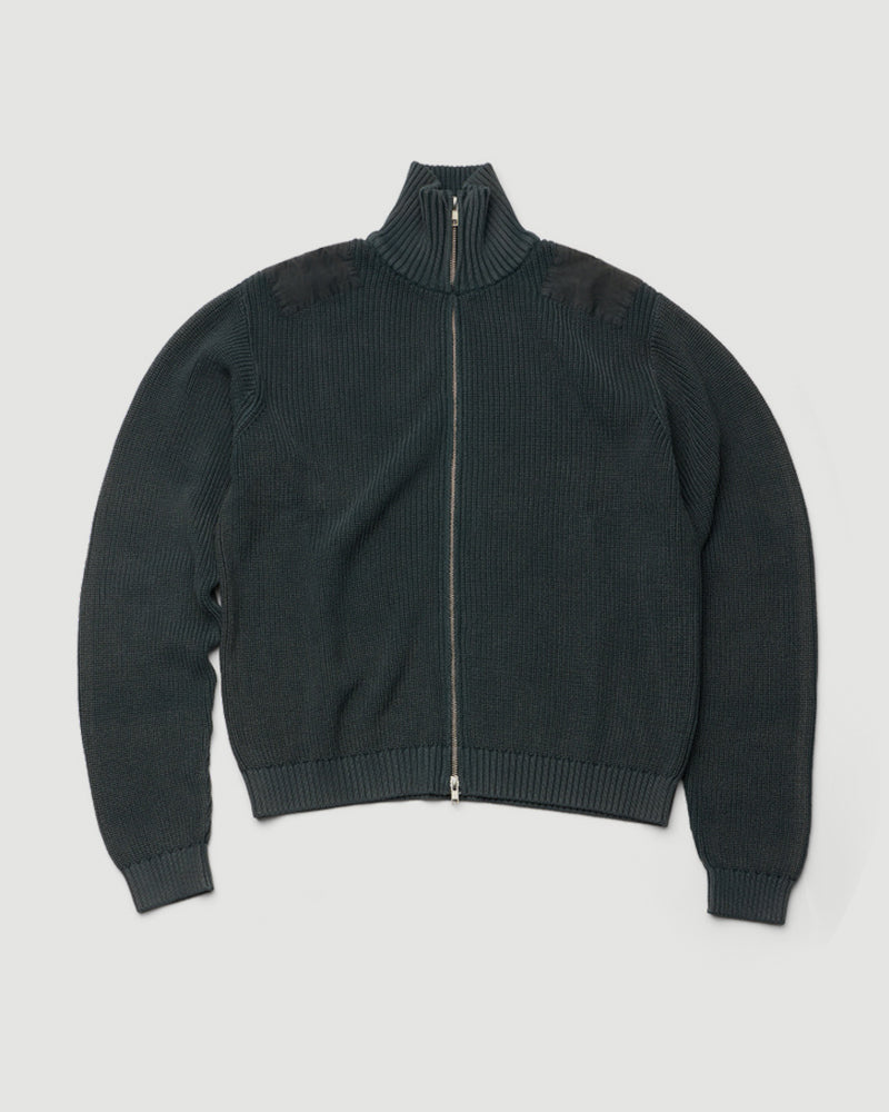 Stockholm Surfboard Club Voy Zip Sweat Washed Black Sweater Men