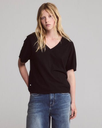 Tenue. Vi Black T-shirt S/S Women