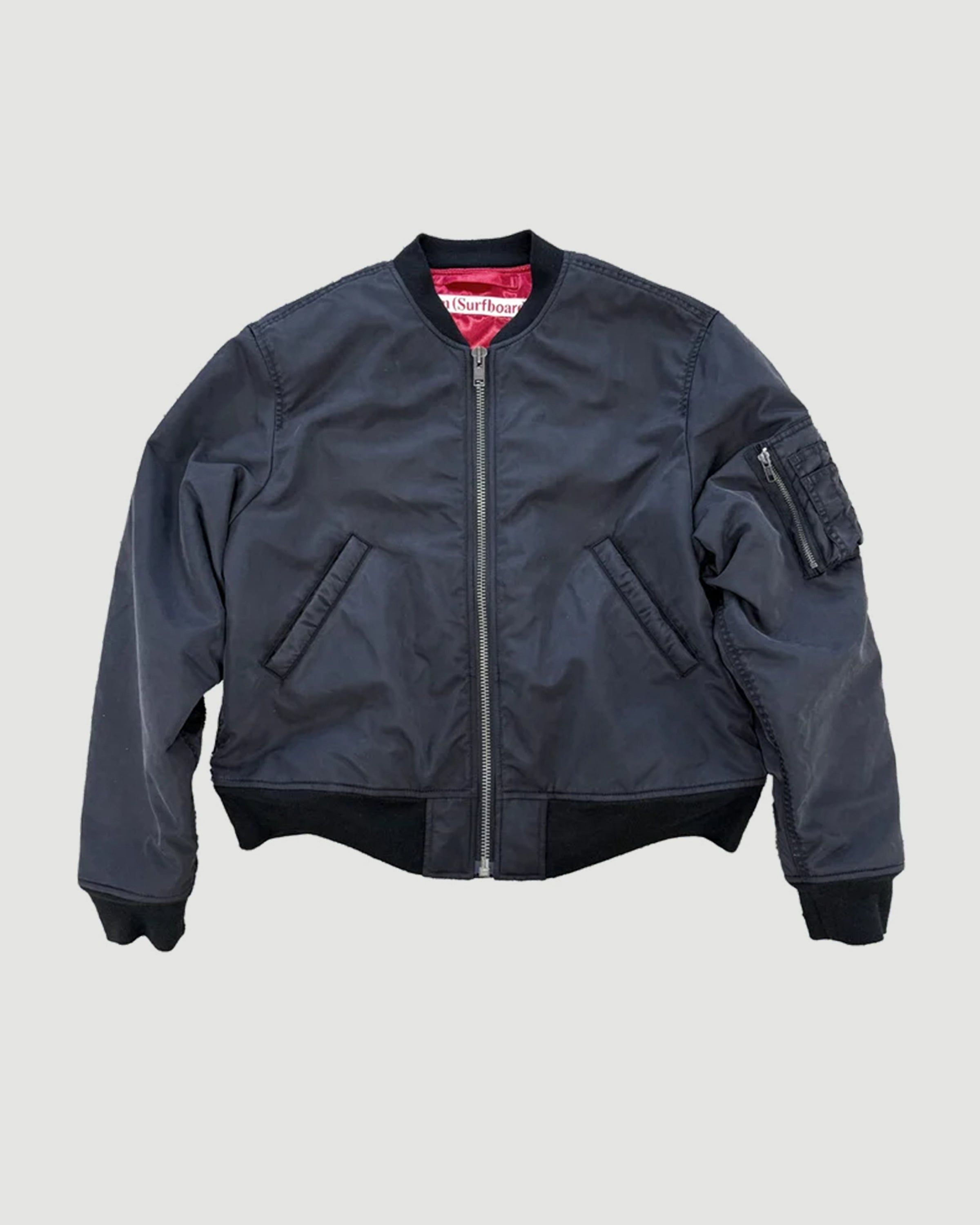 Stockholm Surfboard Club Bomber Black JKT Short Men