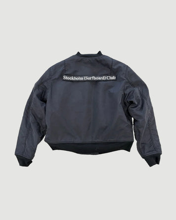 Stockholm Surfboard Club Bomber Black JKT Short Men