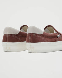 Vans Vault Classic Slip On LX Suede Brown Shoes Sneakers Men