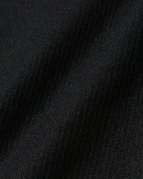 and wander REWOOL Tweed Wide Pants Black Pants Men