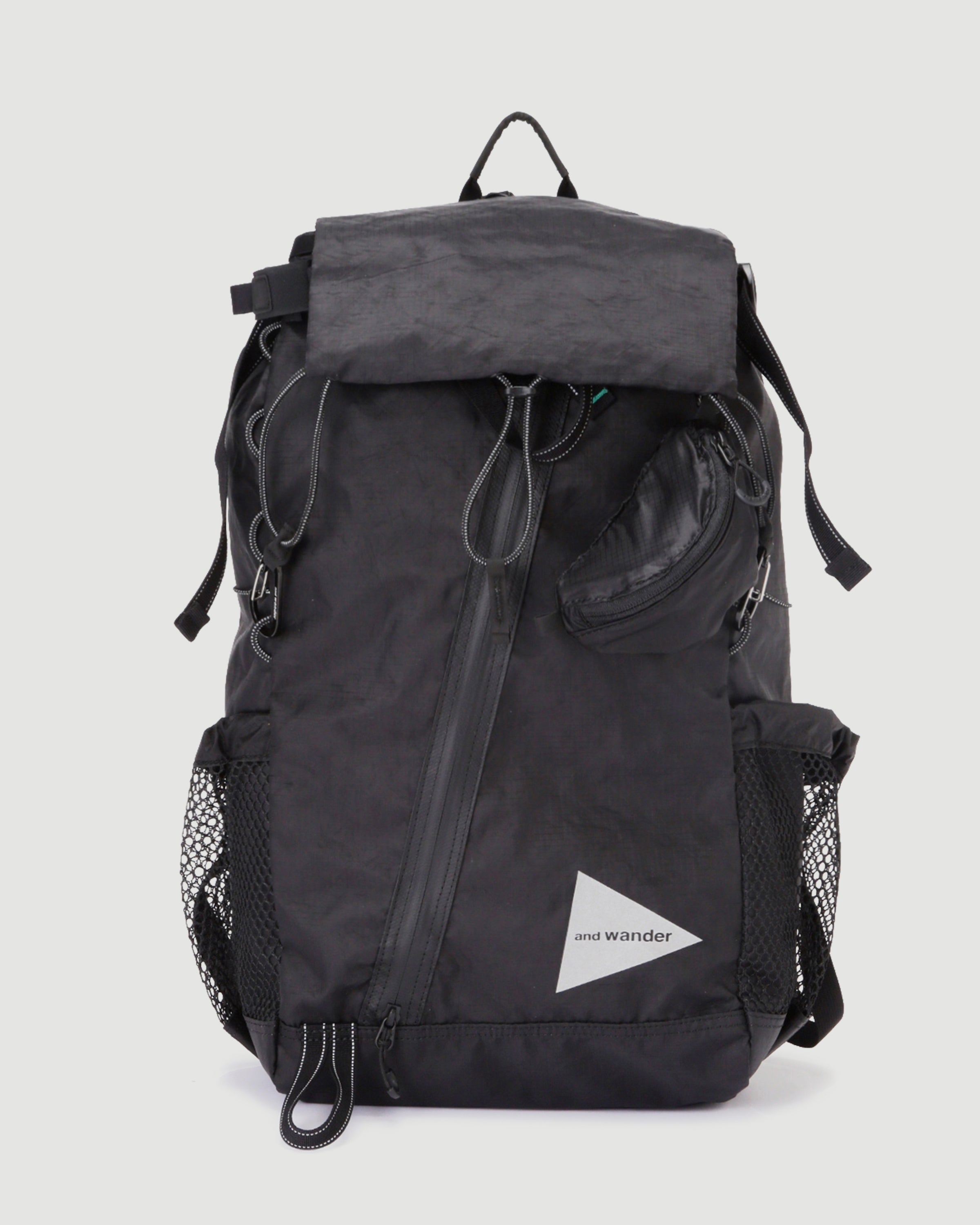 And Wander ECOPAK 30L Backpack Black Bags Unisex