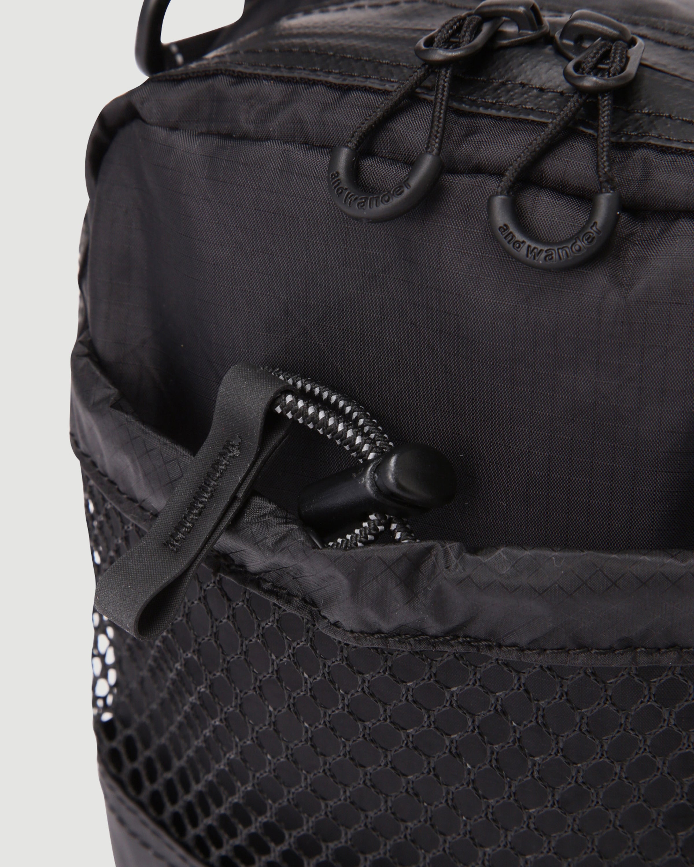 and wander ECOPAK Shoulder Pouch Black Bags Men