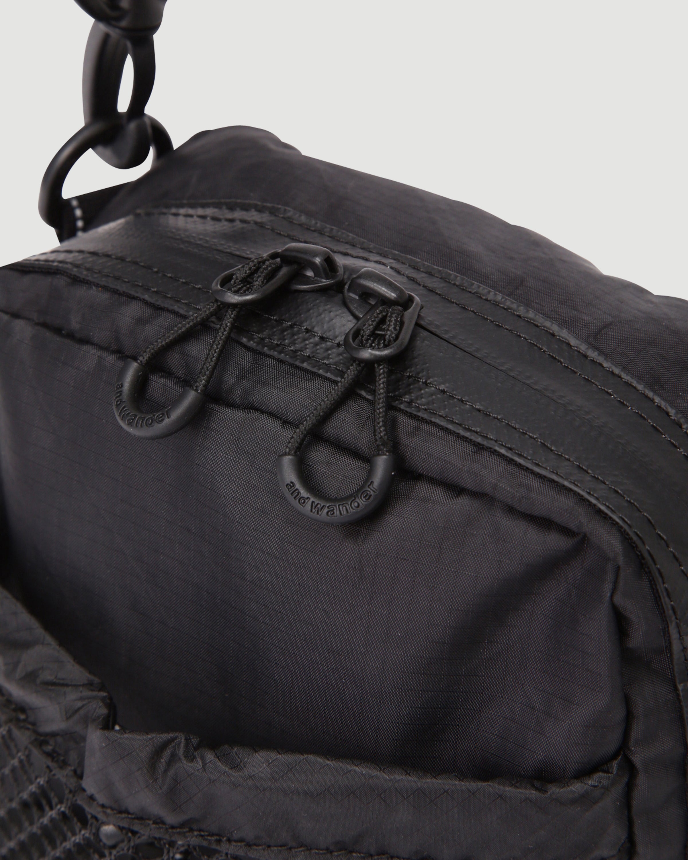 and wander ECOPAK Shoulder Pouch Black Bags Men