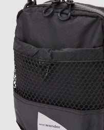 and wander ECOPAK Shoulder Pouch Black Bags Men
