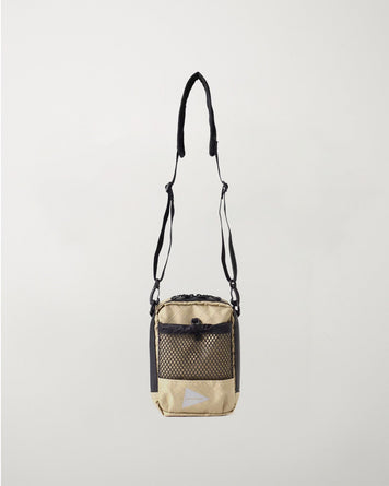 and wander ECOPACK Shoulder Pouch Beige Bags Men