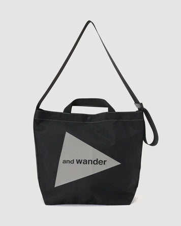 And Wander Recycle OX Tote Bag Black Bags Unisex