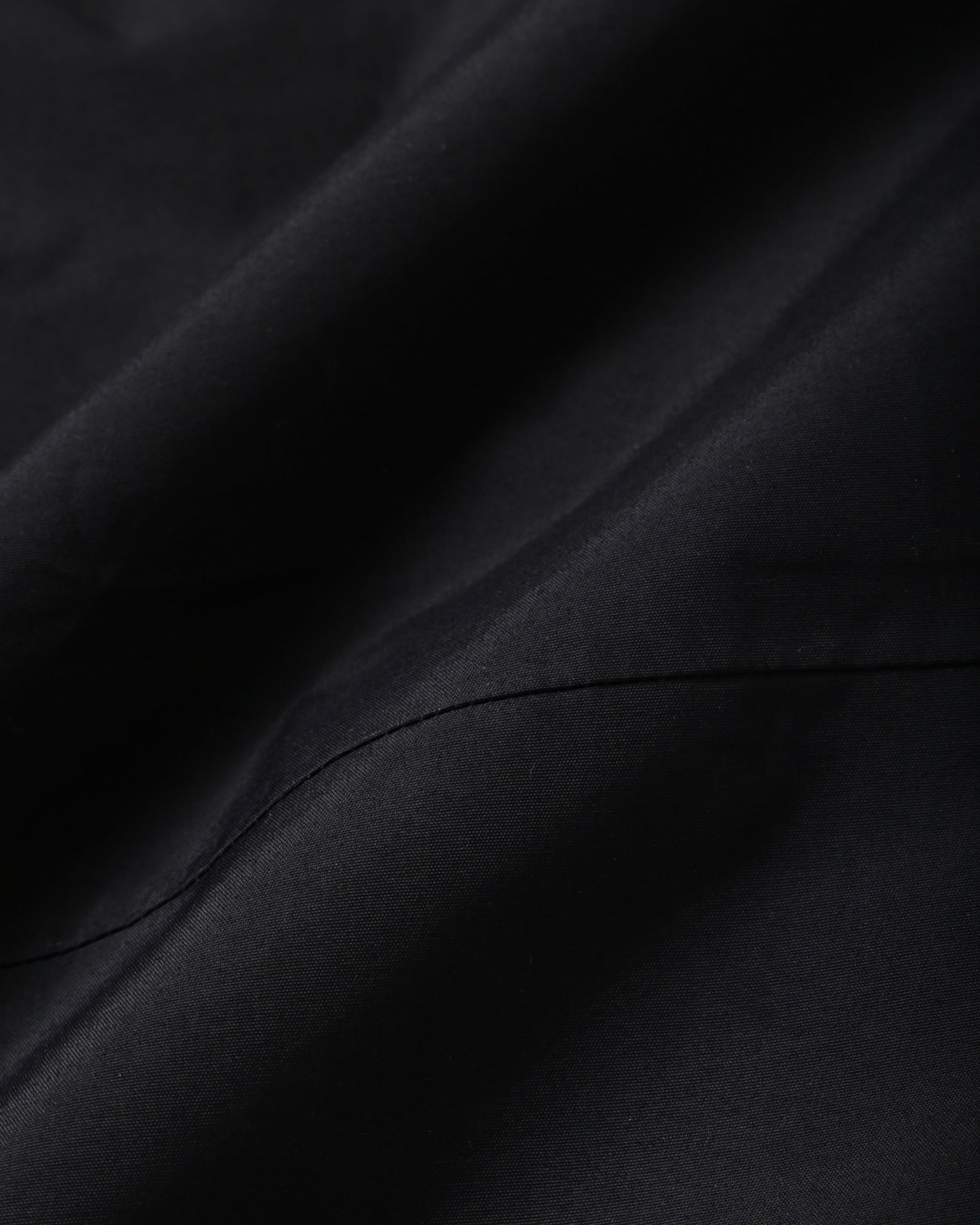 and wander Rain Proof Coat Black JKT Long Men