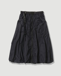 and wander Octa Fluffy Skirt Black Skirt