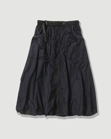 and wander Octa Fluffy Skirt Black Skirt