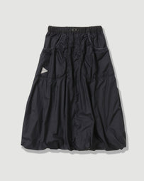 and wander Octa Fluffy Skirt Black Skirt