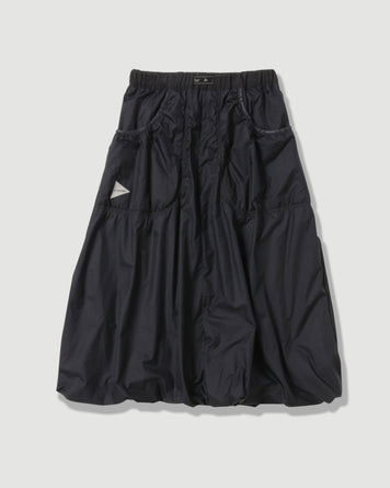 and wander Octa Fluffy Skirt Black Skirt