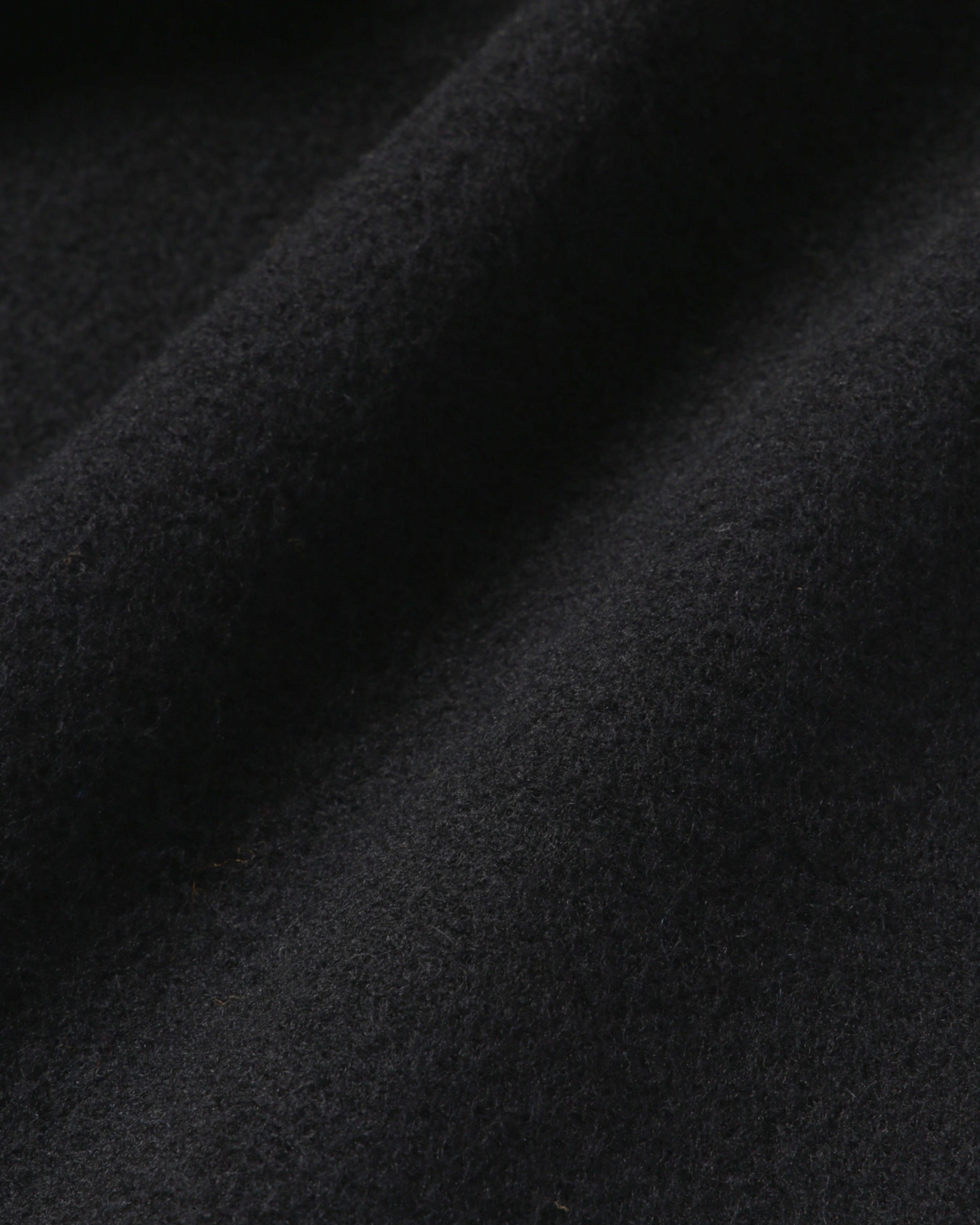 and wander Wool Shaggy Jacket Long Black JKT Long Men