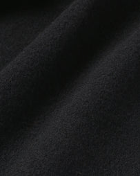 and wander Wool Shaggy Jacket Long Black JKT Long Men