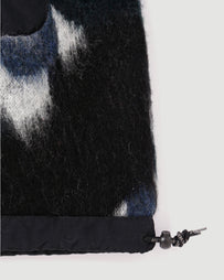 and wander Mix colour Shaggy Knit Sweater Black Mix Knitwear Men