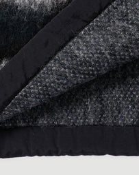 and wander Mix colour Shaggy Knit Sweater Black Mix Knitwear Men