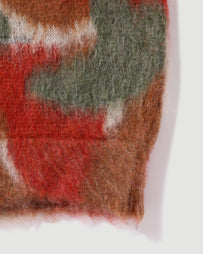 and wander Mix colour Shaggy Knit Cardigan Brown Mix Knitwear Men