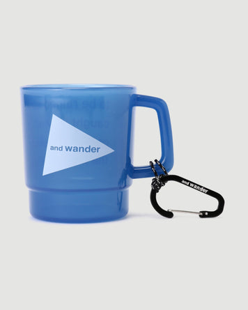 And Wander Logo PP Mug Blue Home accessories