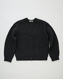 6397 L/S Rib Crew Black Knitwear Women