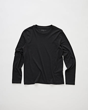 6397 L/S Mini Boy T Jet Black T-shirt L/S Women