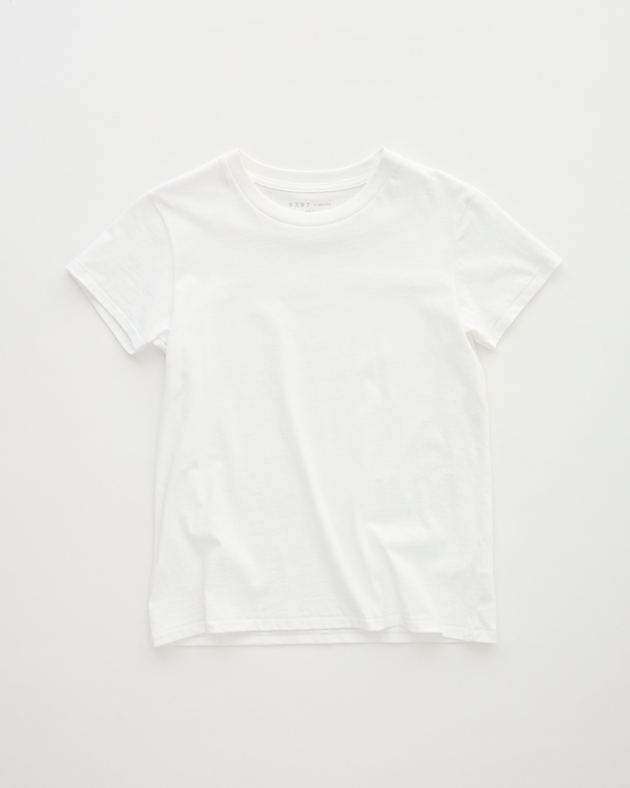 6397 Mini Boy Tee Optic White T-shirt S/S Women