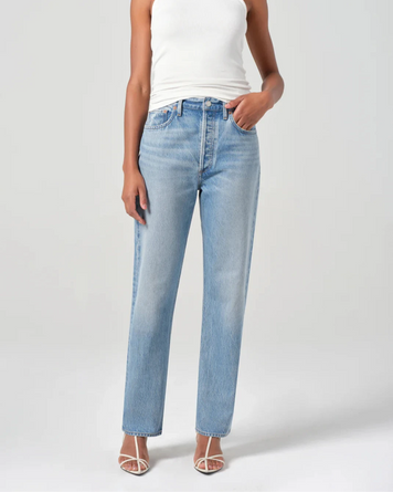 AgoldE 90's Jean Pinch Infinite Denim Women