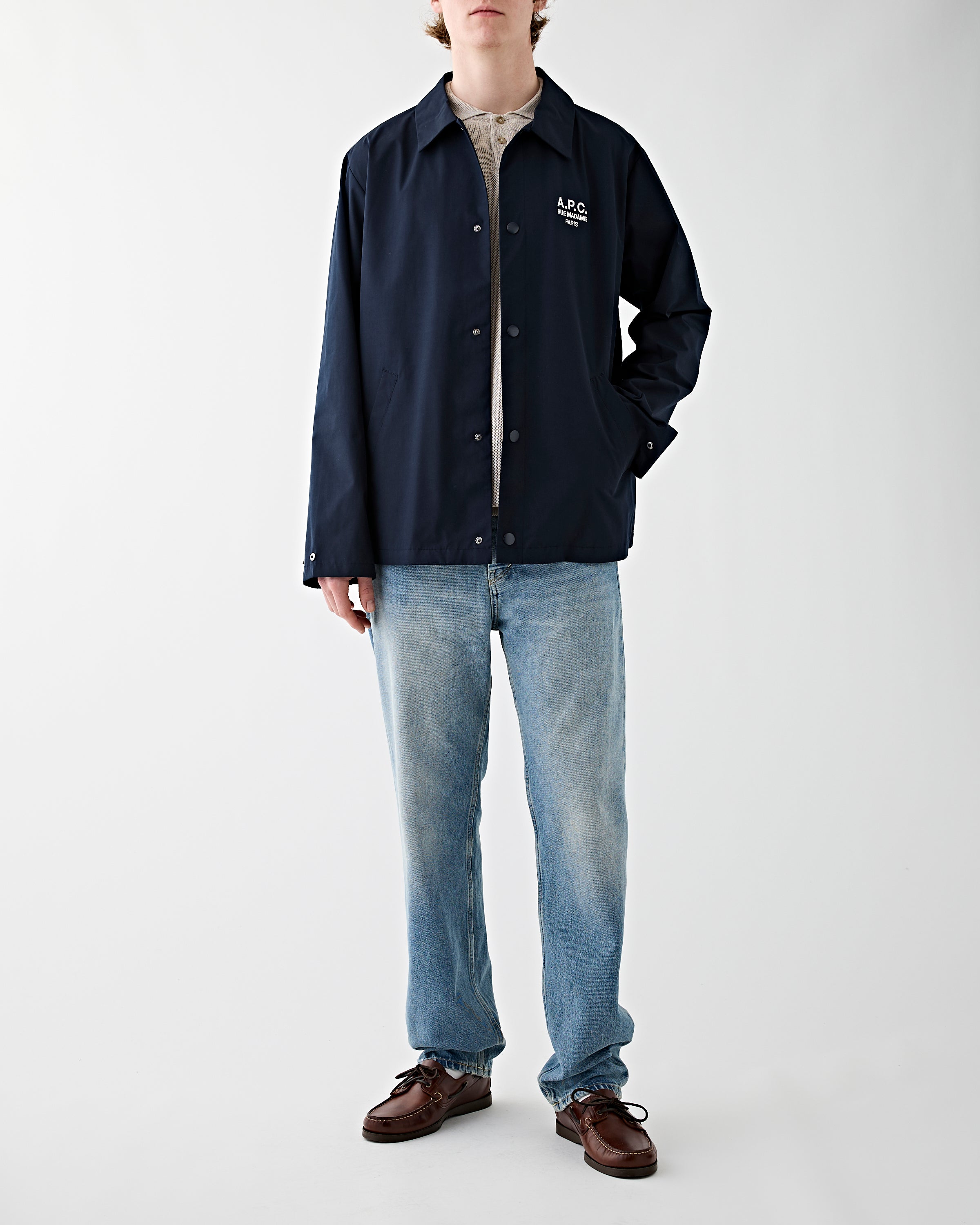 A.P.C. Blouson Regis Dark Navy JKT Short Men