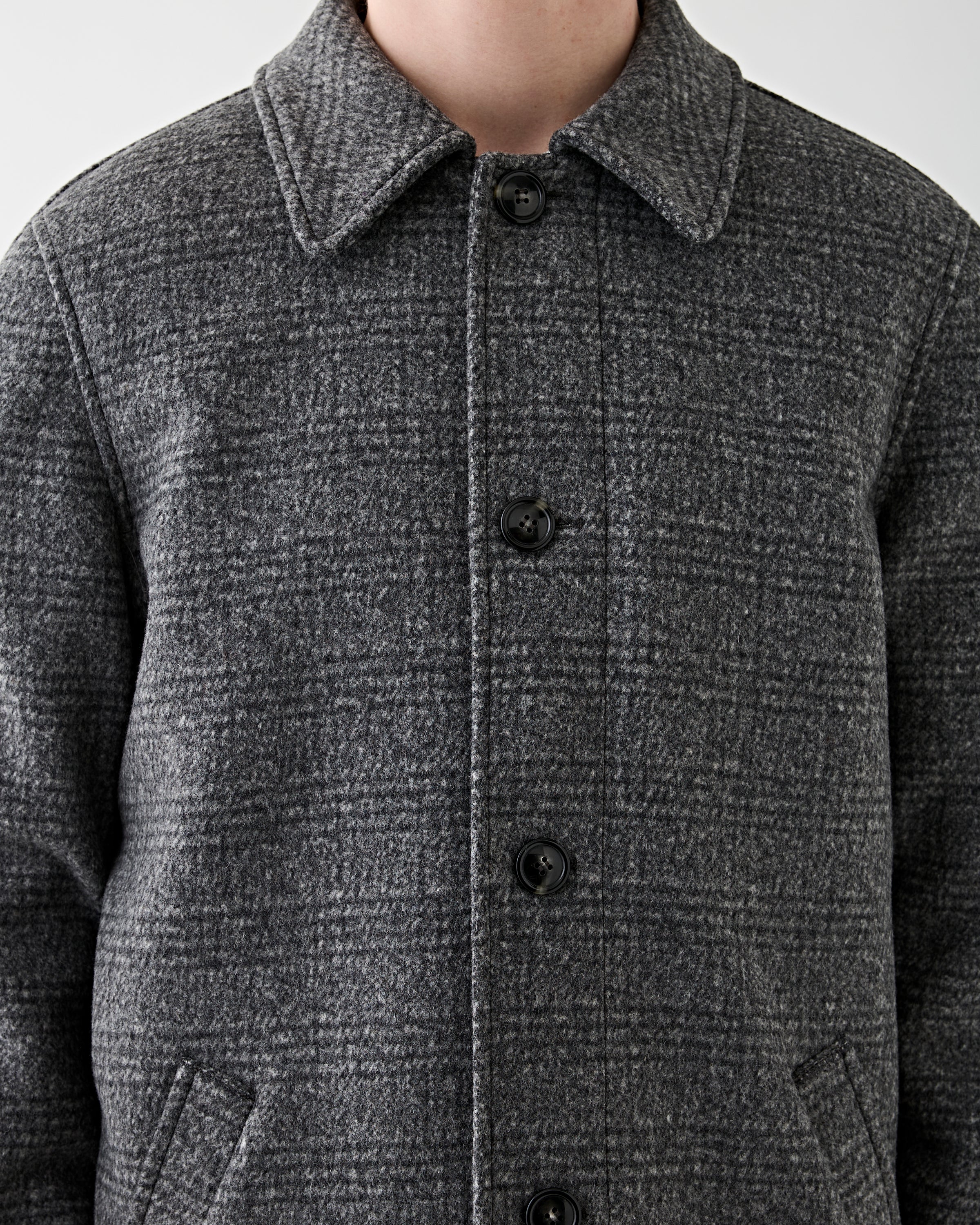 A.P.C. New Mac Pete Grey JKT Long Men