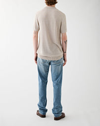 A.P.C. Polo Jay Beige T-Shirt S/S Men