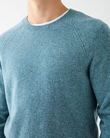 A.P.C. Pull Pierre Bleu Gris Knitwear Men