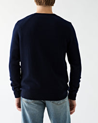 A.P.C. Pull Pierre Navy Knitwear Men