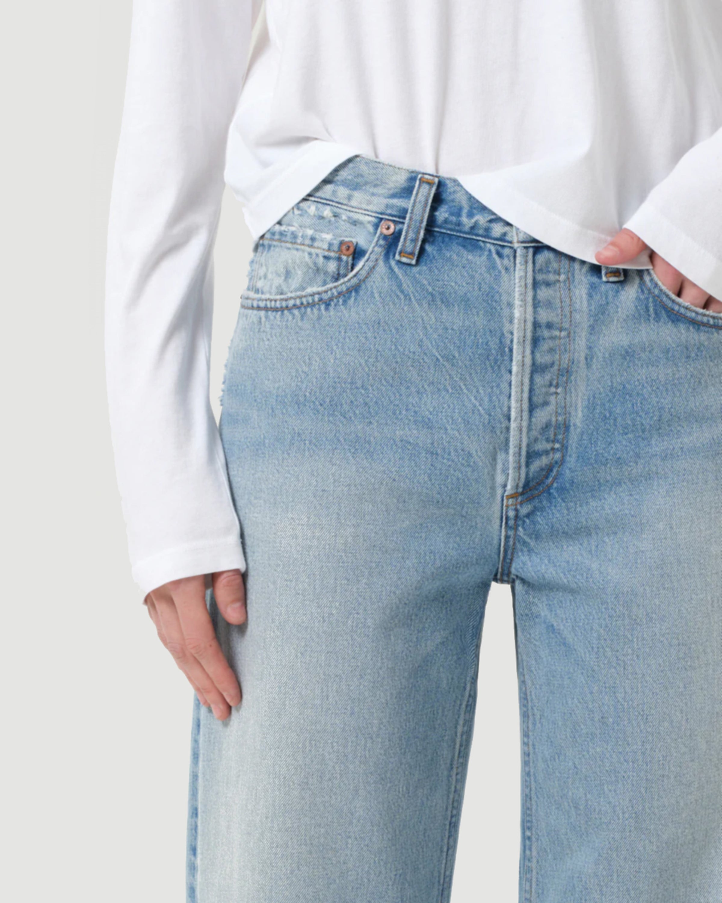 AgoldE Arc Jean Orten Denim Women