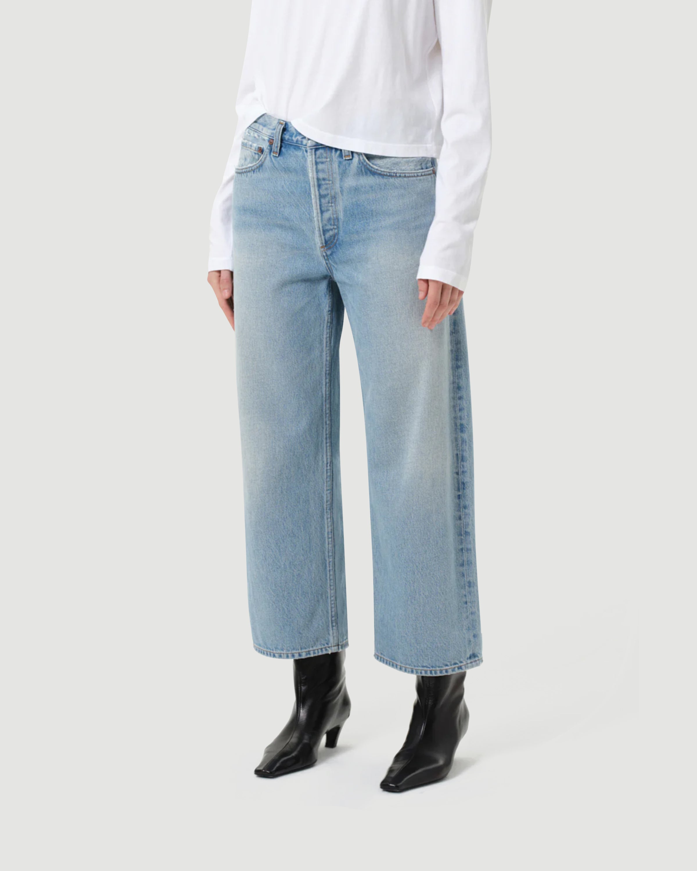 AgoldE Arc Jean Orten Denim Women