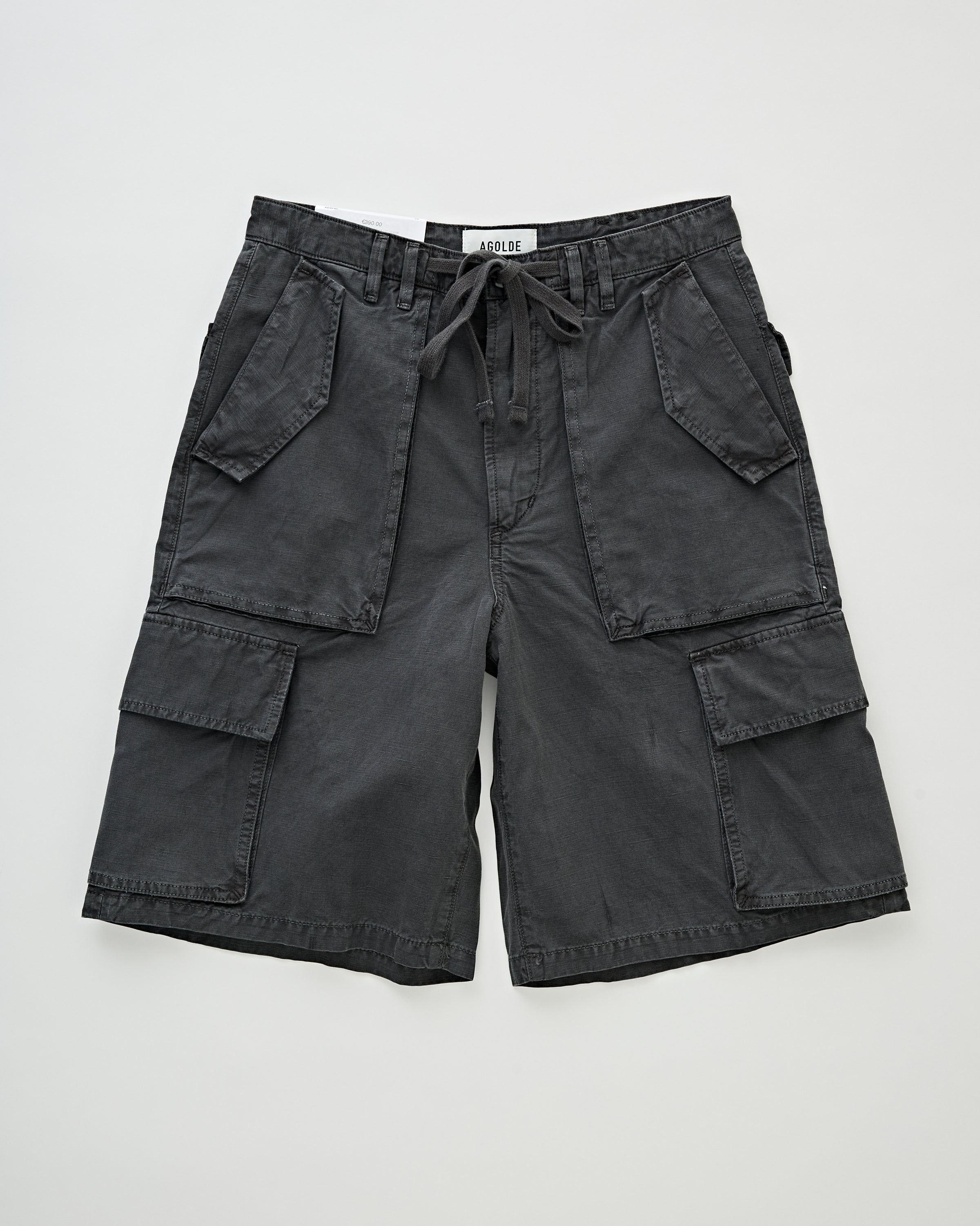 AgoldE Briar Utility Short Washed Black Shorts Women