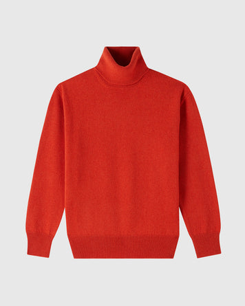 A.P.C. Pull Alma Vermilon Red Knitwear Women