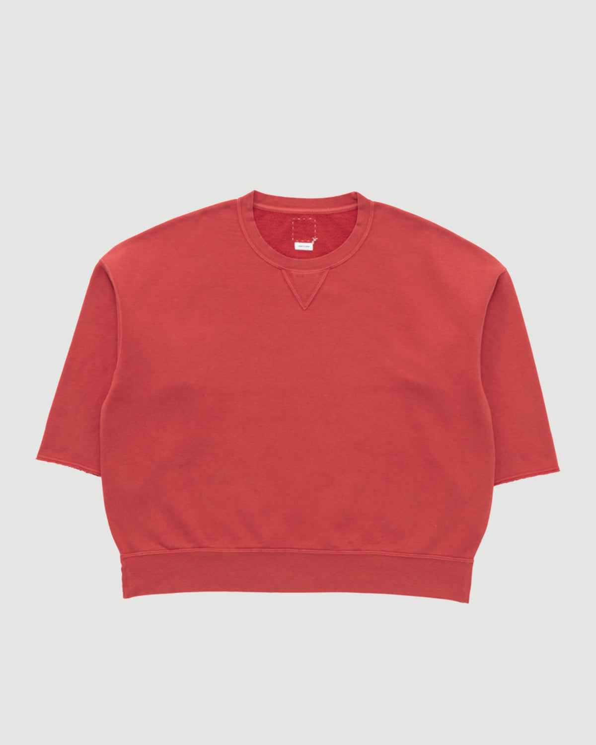 Visvim – Amplus SB Sweat 3/4 (U.D.) Damaged Red – Tenue de Nîmes