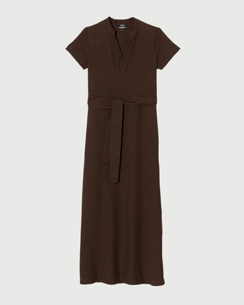 A.P.C. Robe Annelie Brown WOMEN DRESSES