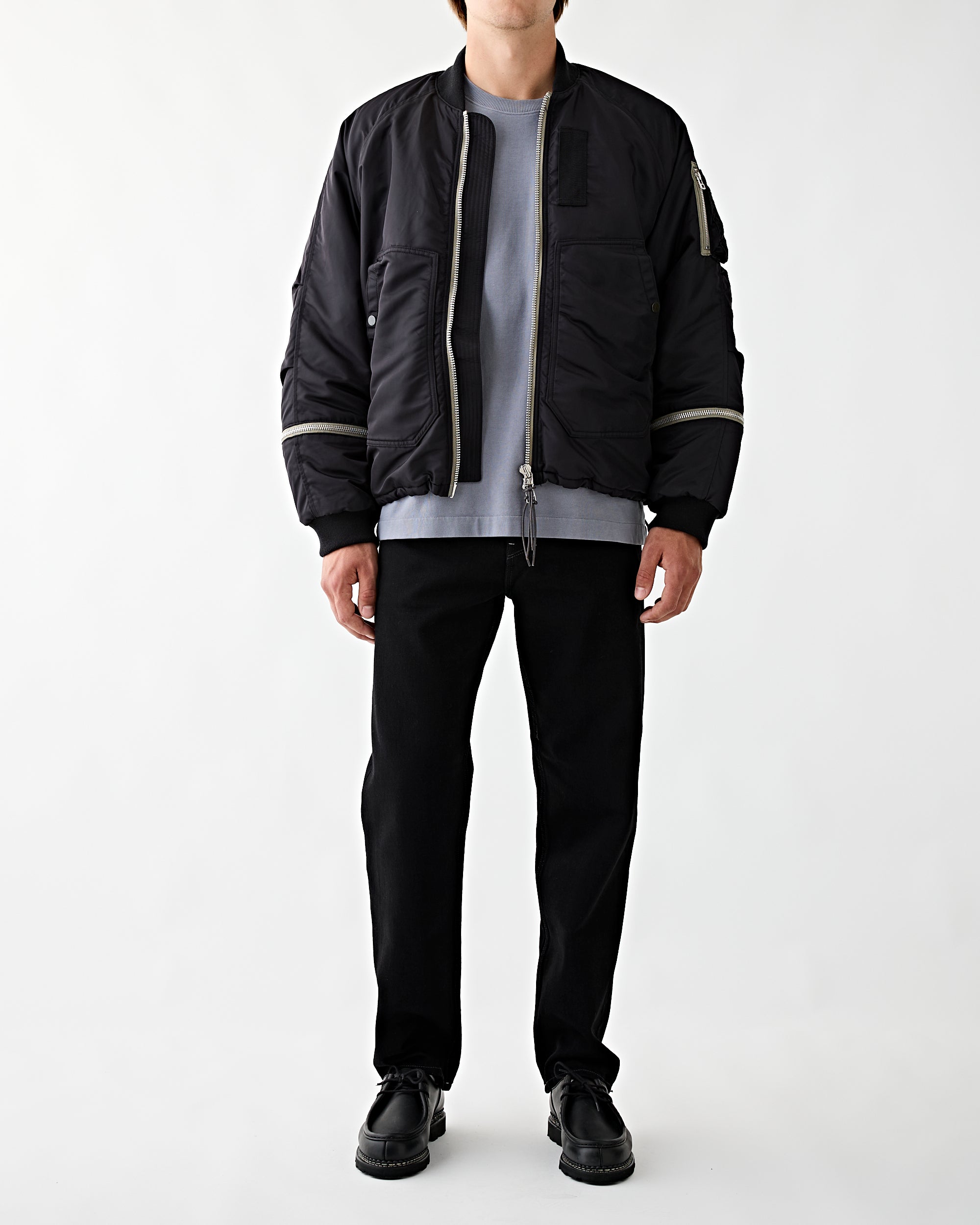 Applied Art Forms CM1-6 Cargo Jacket Black JKT Short Men