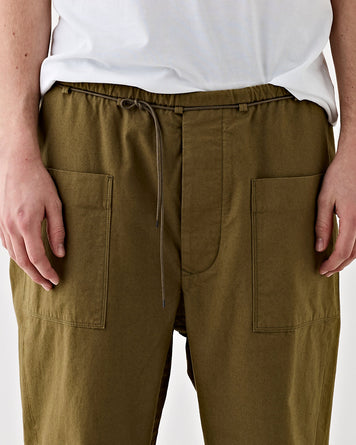 Sculpture Pants in Khaki Applied Art Forms