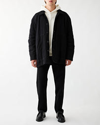 Applied Art Forms AM2-3 Wool Coat Black JKT Short Men