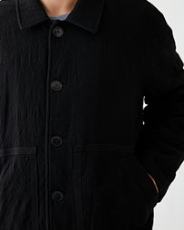 Applied Art Forms AM2-3 Wool Coat Black JKT Short Men